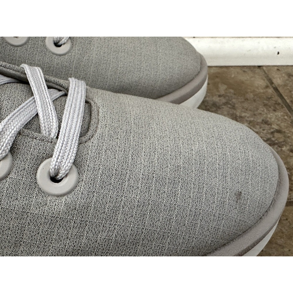 Allbirds Wool Piper Woven Pewter Gray Lace Up Shoes Women's Size 11 - Picture 4 of 10